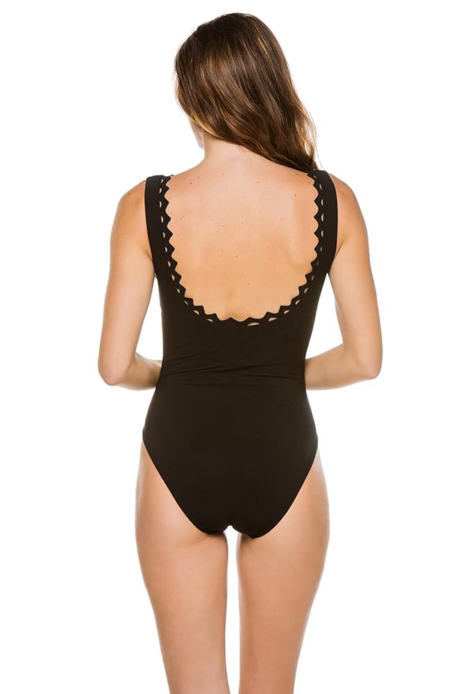 【海外限定】GinaBacconi ドレス☆Carole Flowing V-Neck Black Karla Colletto Ines Underwire V-Neck 1pc in Black, Navy, or